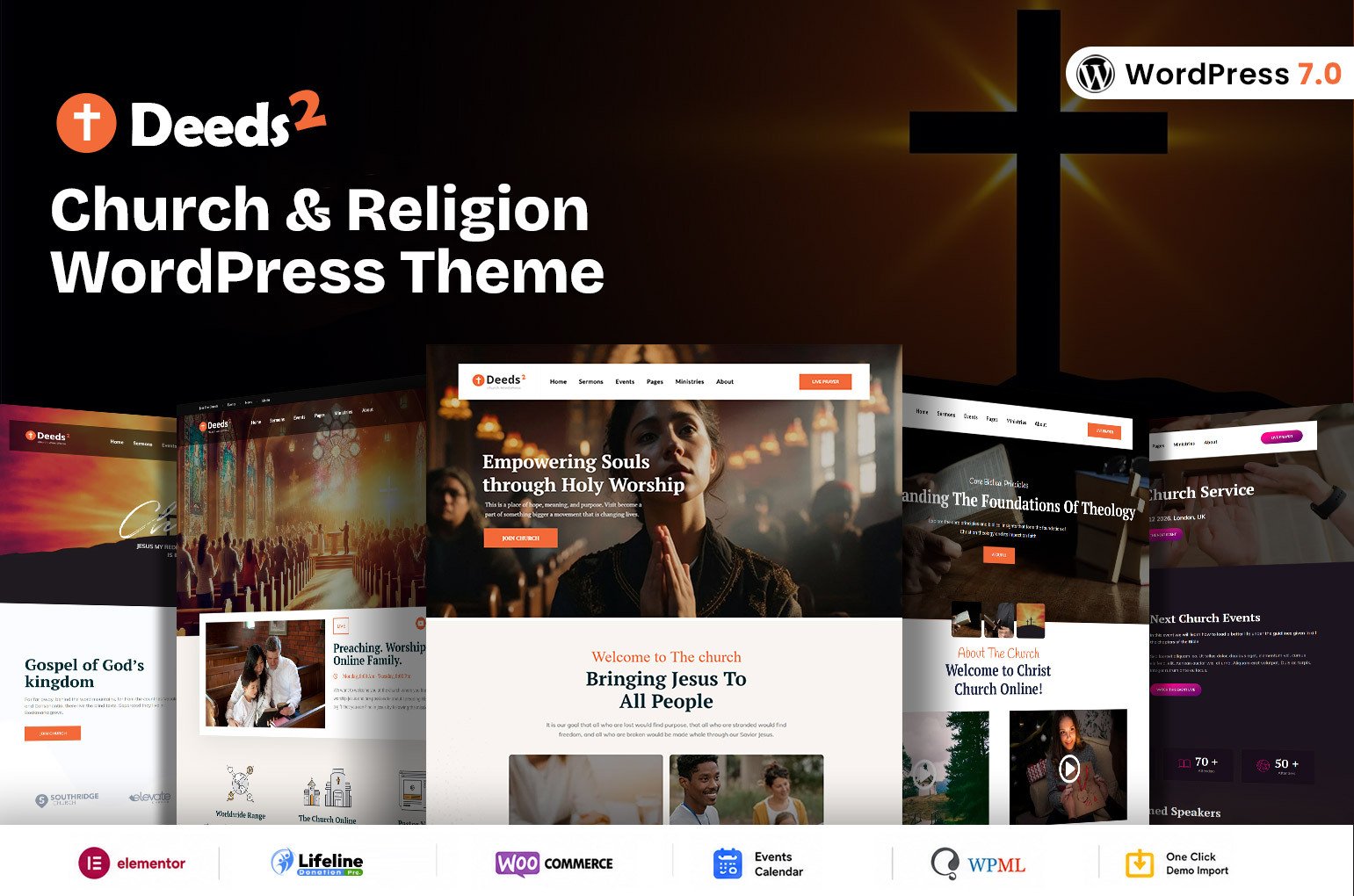Deeds2 Religion and Church WordPress Theme