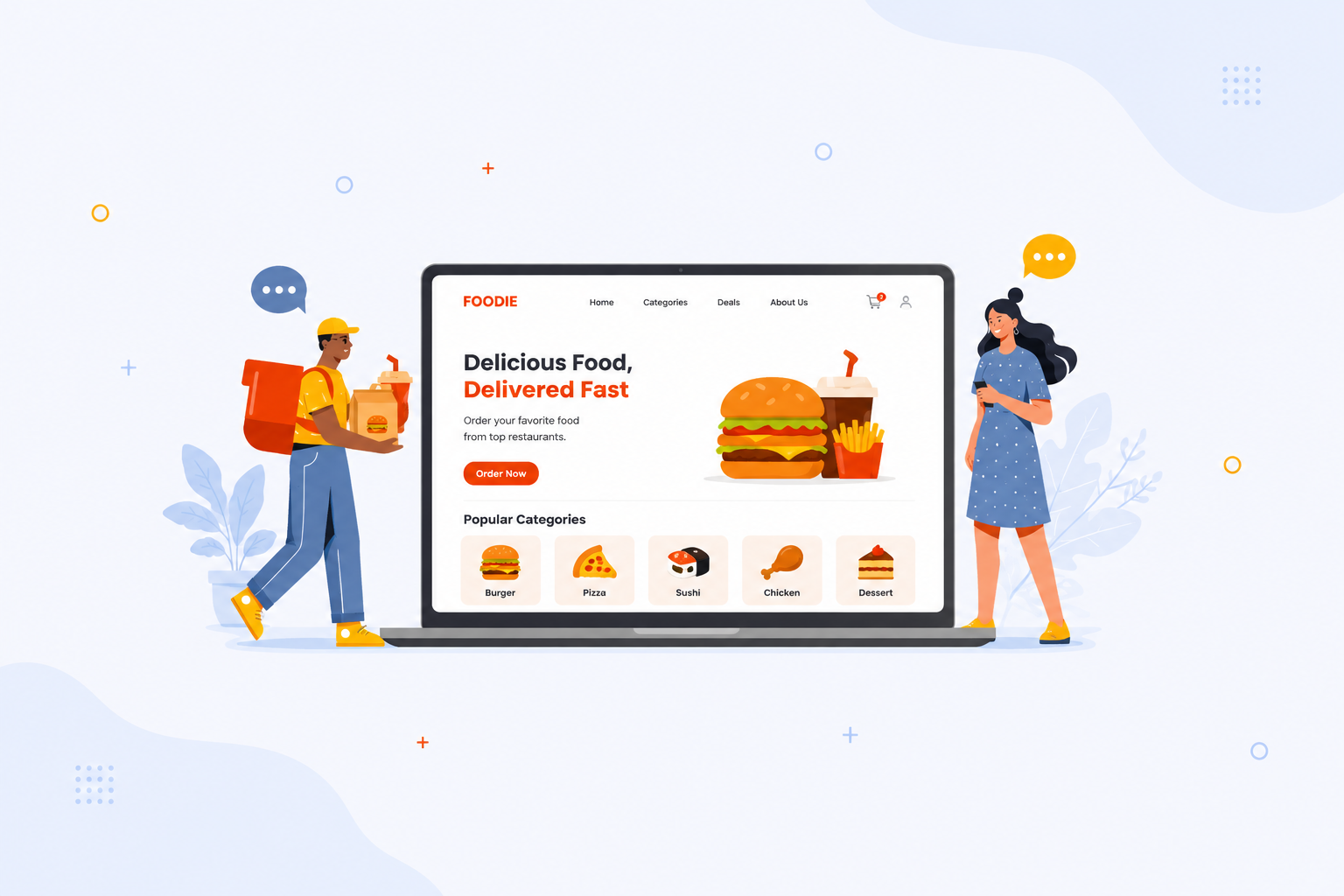 Food Ordering Website with Delivery System