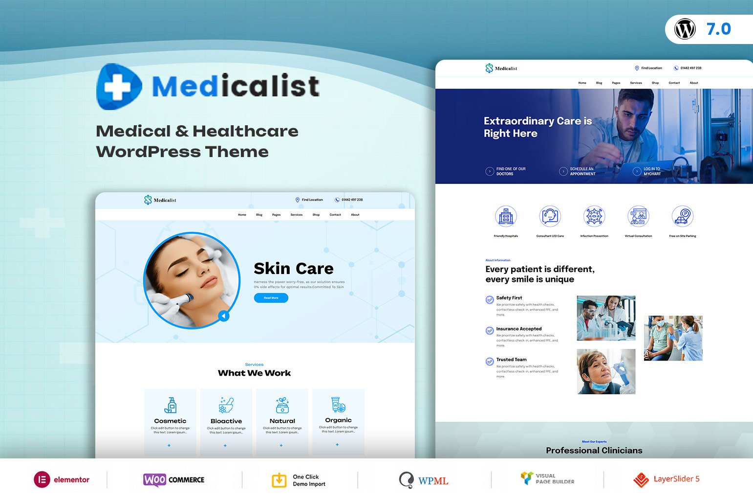 Medicalist Health and Medical WordPress Theme