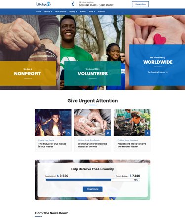 Nonprofit Blog demo