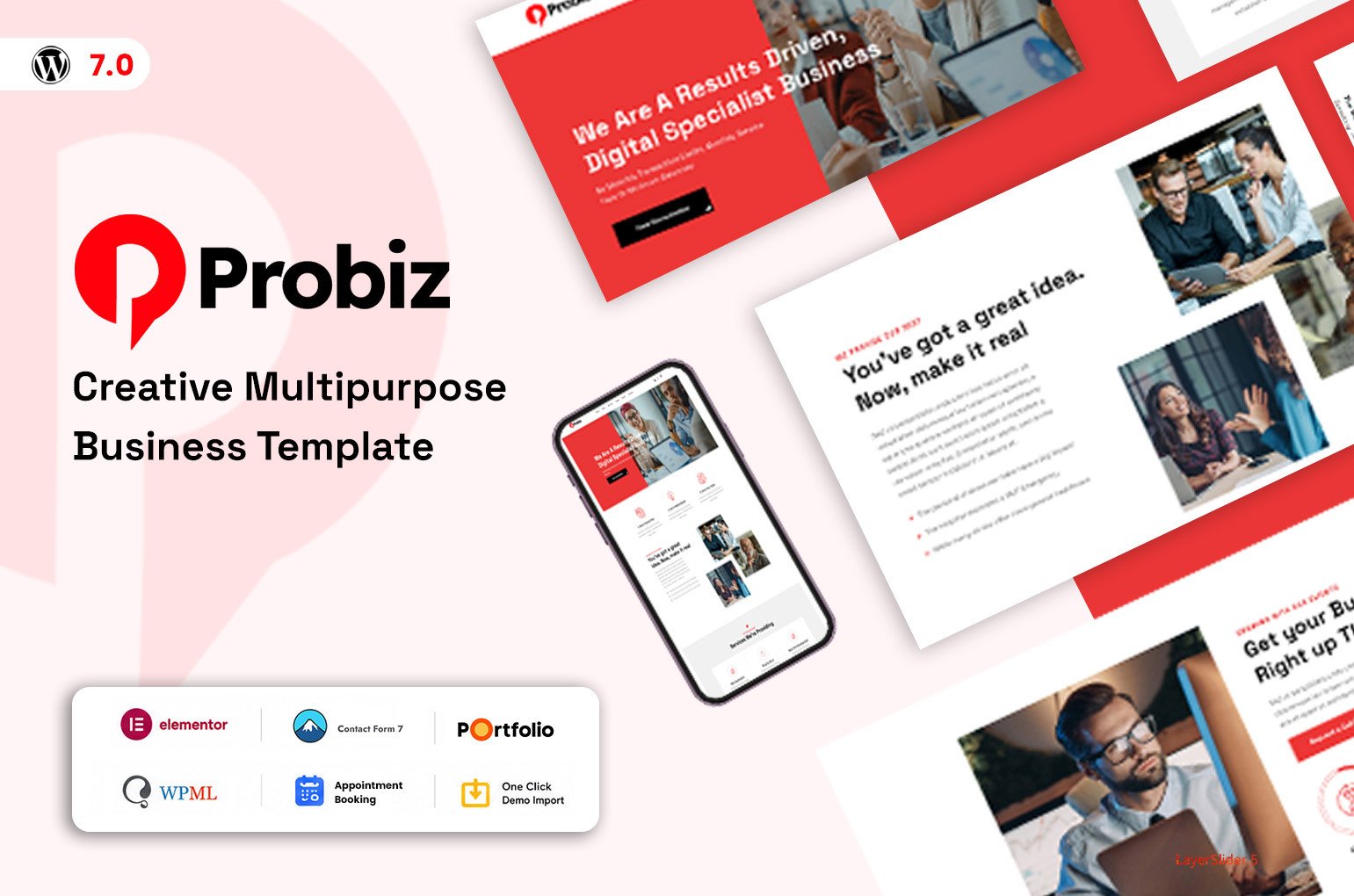 Probiz Small Business WordPress Theme