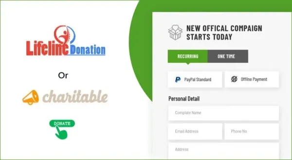 Lifeline Donation Pro - A Better Alternative to Charitable WP Plugin preview