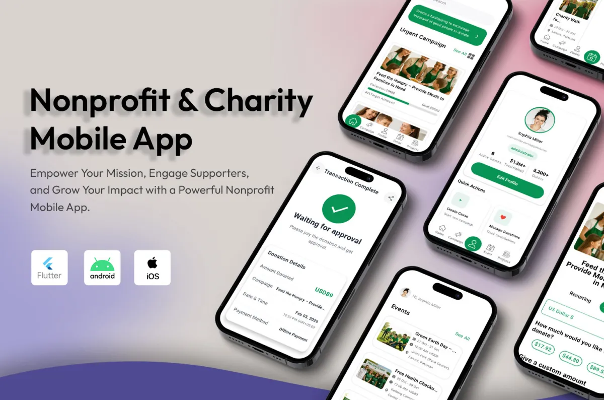 Nonprofit Mobile App Development preview