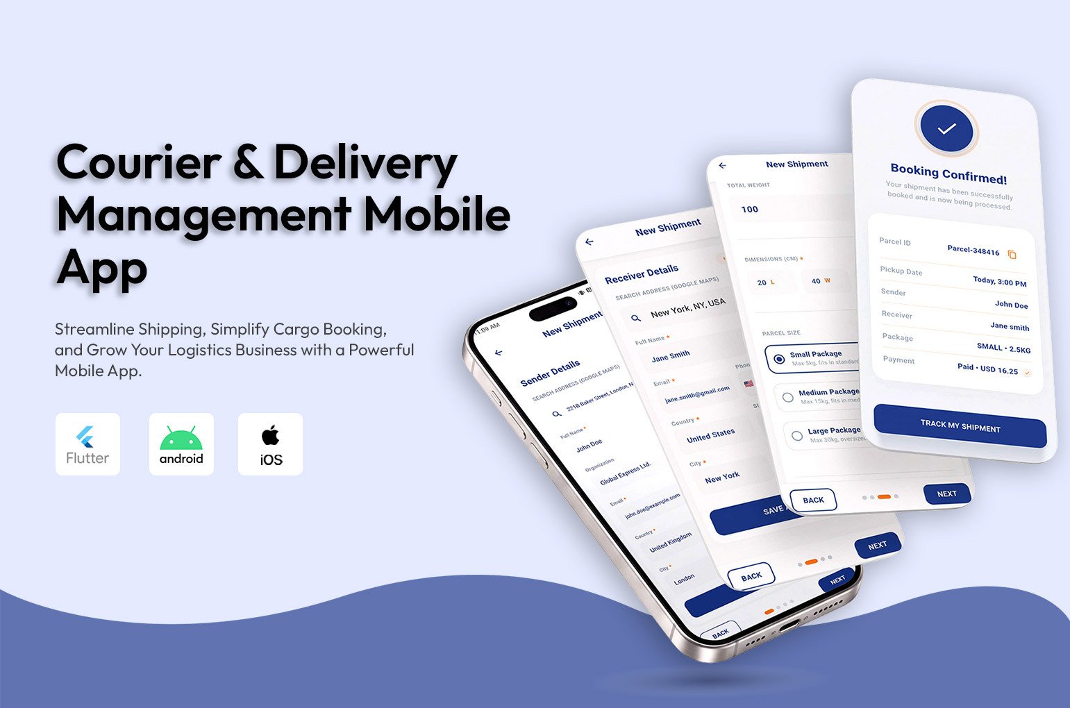 Shipping & Courier Mobile App Development