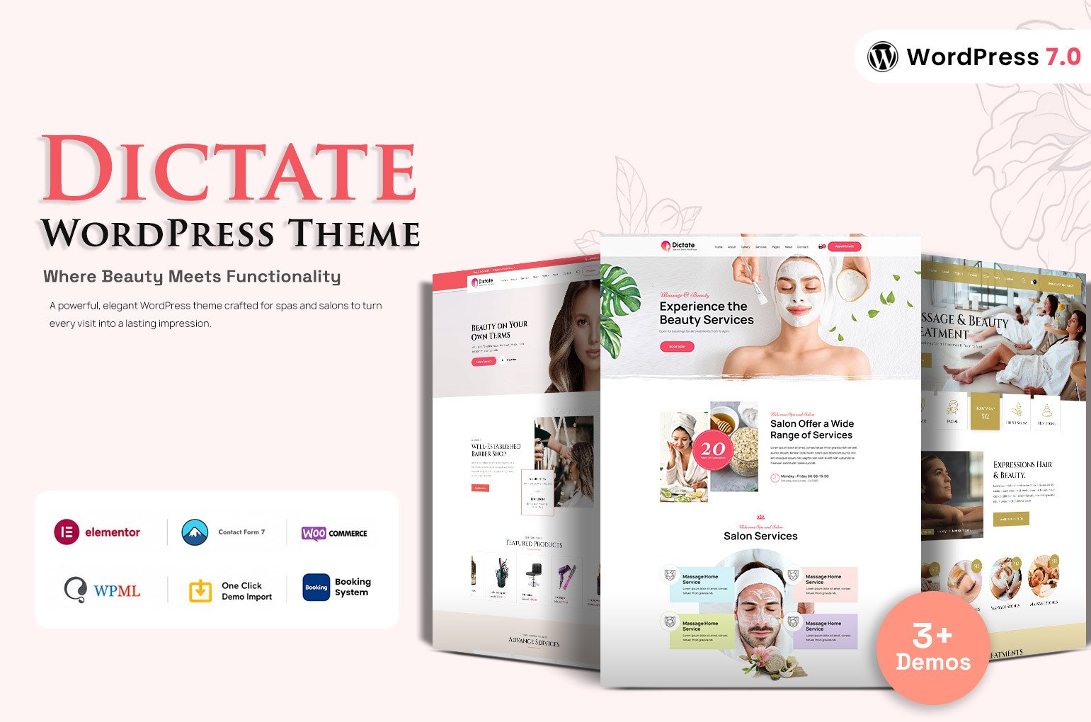 Dictate Spa and Salon WordPress Theme