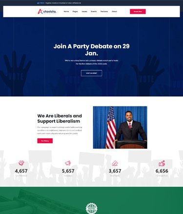 Political Campaign demo