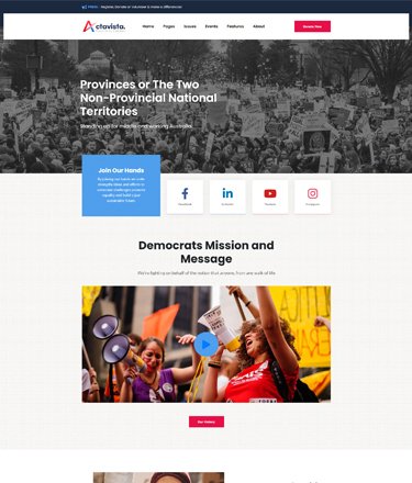 Political Candidate demo