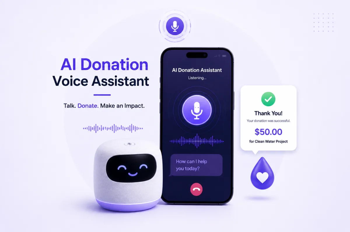 AI Donation Voice Assistant preview