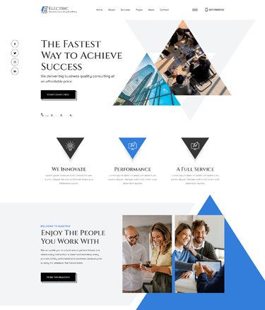 Modern Business Website demo
